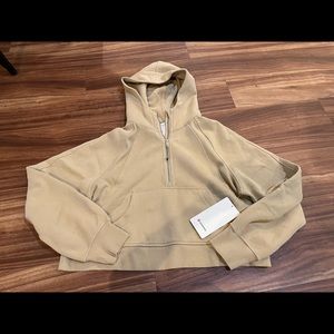 Lululemon oversized scuba 1/2 zip new with tag